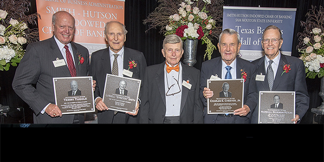 2016 Texas Bankers Hall of Fame Honorees